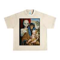 Sandshell alien chimp baby religion conspiracy poster Urban Heavy Tee - FloraArt