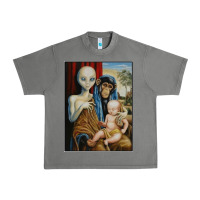 Tornado alien chimp baby religion conspiracy poster Urban Heavy Tee - FloraArt