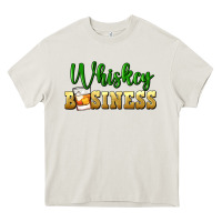 Cream whiskey business Heavy Core Tee - FaDigitalArtStudio