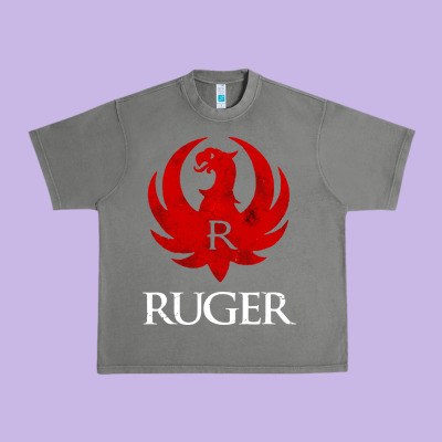 Vintage Ruger Urban Heavy Tee Designed By Floraart
