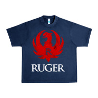 Navy vintage ruger Urban Heavy Tee - FloraArt