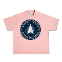 Salmon Official United States Space Force USSF Military Patch Urban Heavy Tee - FloraArt