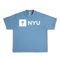 Pebble Blue nyu new york university Urban Heavy Tee - FloraArt