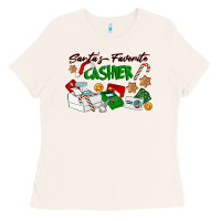 Bone Santa's Favorite Cashier Ladies Tee - LillyAllenDesigns