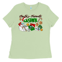 Matcha Santa's Favorite Cashier Ladies Tee - LillyAllenDesigns