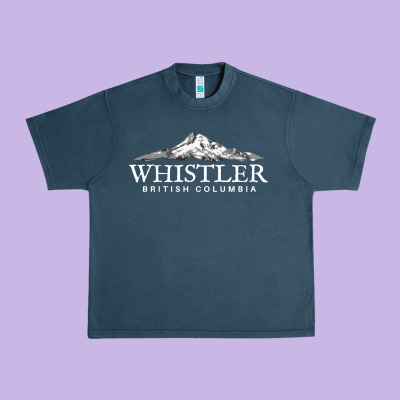 Whistler British Columbia Shirt Long Sleeve, Mountain Tee Urban Heavy Tee Designed By Floraart