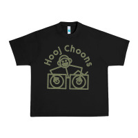 Black Hooj Choons (Olive Green) Urban Heavy Tee - FloraArt