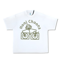 White Hooj Choons (Olive Green) Urban Heavy Tee - FloraArt