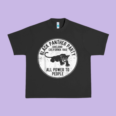 Oakland California 1966 Black Panther Party   Dist Urban Heavy Tee Designed By Floraart