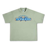 Oil Green wisconsin platteville pioneers Urban Heavy Tee - FloraArt