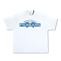 White wisconsin platteville pioneers Urban Heavy Tee - FloraArt