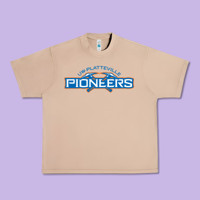 Wisconsin Platteville Pioneers Urban Heavy Tee Designed By Floraart