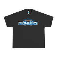 Pigment Black wisconsin platteville pioneers Urban Heavy Tee - FloraArt
