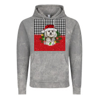 Cloud Rock Christmas Bichon frise dog Vintage Hoodie - BarkalooDesign
