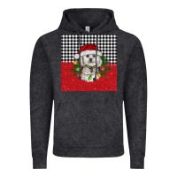 Vintage Black Christmas Bichon frise dog Vintage Hoodie - BarkalooDesign