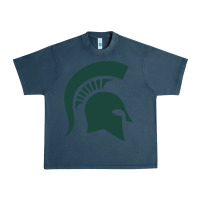 Midnight Navy the michigan state spartans Urban Heavy Tee - FloraArt