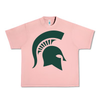 Salmon the michigan state spartans Urban Heavy Tee - FloraArt