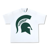 White the michigan state spartans Urban Heavy Tee - FloraArt