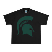 Black the michigan state spartans Urban Heavy Tee - FloraArt
