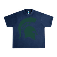Navy the michigan state spartans Urban Heavy Tee - FloraArt