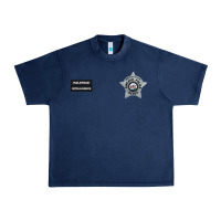 Navy CHICAGO P.D - DETECTIVE JAY HALSTEAD - INTELLIGENCE BADGE VEST Urban Heavy Tee - FloraArt