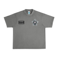 Tornado CHICAGO P.D - DETECTIVE JAY HALSTEAD - INTELLIGENCE BADGE VEST Urban Heavy Tee - FloraArt
