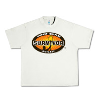 Pistachio Survivor Outwit, Outplay, Outlast Urban Heavy Tee - FloraArt