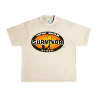 Sandshell Survivor Outwit, Outplay, Outlast Urban Heavy Tee - FloraArt