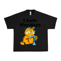 Black i hate monday Urban Heavy Tee - FloraArt