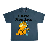 Midnight Navy i hate monday Urban Heavy Tee - FloraArt