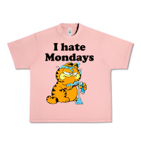 Salmon i hate monday Urban Heavy Tee - FloraArt