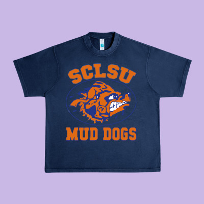 Sclsu Muddogs Urban Heavy Tee Designed By Floraart