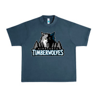 Midnight Navy timberwolves Urban Heavy Tee - FloraArt