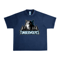 Navy timberwolves Urban Heavy Tee - FloraArt