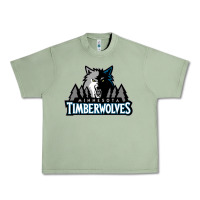Oil Green timberwolves Urban Heavy Tee - FloraArt