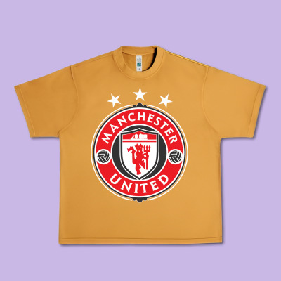 United Manchester Urban Heavy Tee Designed By Floraart