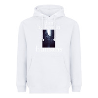 White I don't believe i̇n humans Heavyweight Hoodie - Bettercallsaul