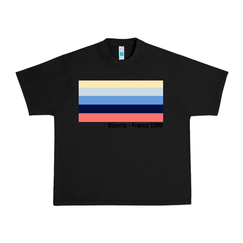 Biarritz France 1990 Urban Heavy Tee by FloraArt | Teevron