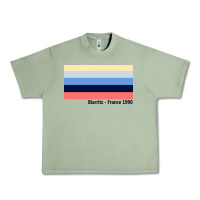 Oil Green biarritz france 1990 Urban Heavy Tee - FloraArt