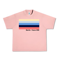 Salmon biarritz france 1990 Urban Heavy Tee - FloraArt