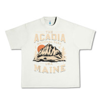 Pistachio acadia national park maine nature hike outdoors vintage t shirt Urban Heavy Tee - ArtMosaic