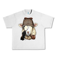 Lunar Rock Detective Sheep Lamb Spy Investigator Farmer Sheep Lover 53 Urban Heavy Tee - ArtMosaic