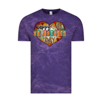 Cloud Purple Happy Valentınes Day Vintage Tee - CowhideDigitalArt