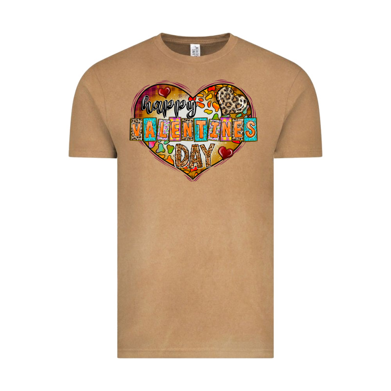Happy Valentınes Day Vintage Tee by CowhideDigitalArt | Teevron