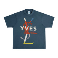Midnight Navy yvessaintlaurent Urban Heavy Tee - ArtMosaic