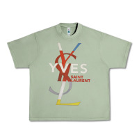 Oil Green yvessaintlaurent Urban Heavy Tee - ArtMosaic
