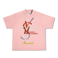 Salmon yvessaintlaurent Urban Heavy Tee - ArtMosaic