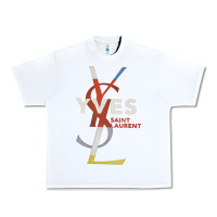 White yvessaintlaurent Urban Heavy Tee - ArtMosaic