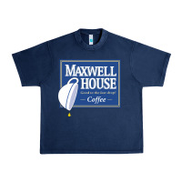 Navy maxwell house Urban Heavy Tee - ArtMosaic