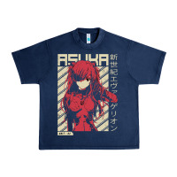 Navy asuka evangelion Urban Heavy Tee - ArtMosaic